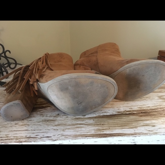 Brown (DV) Dolce Vita fringe booties - Picture 5 of 5